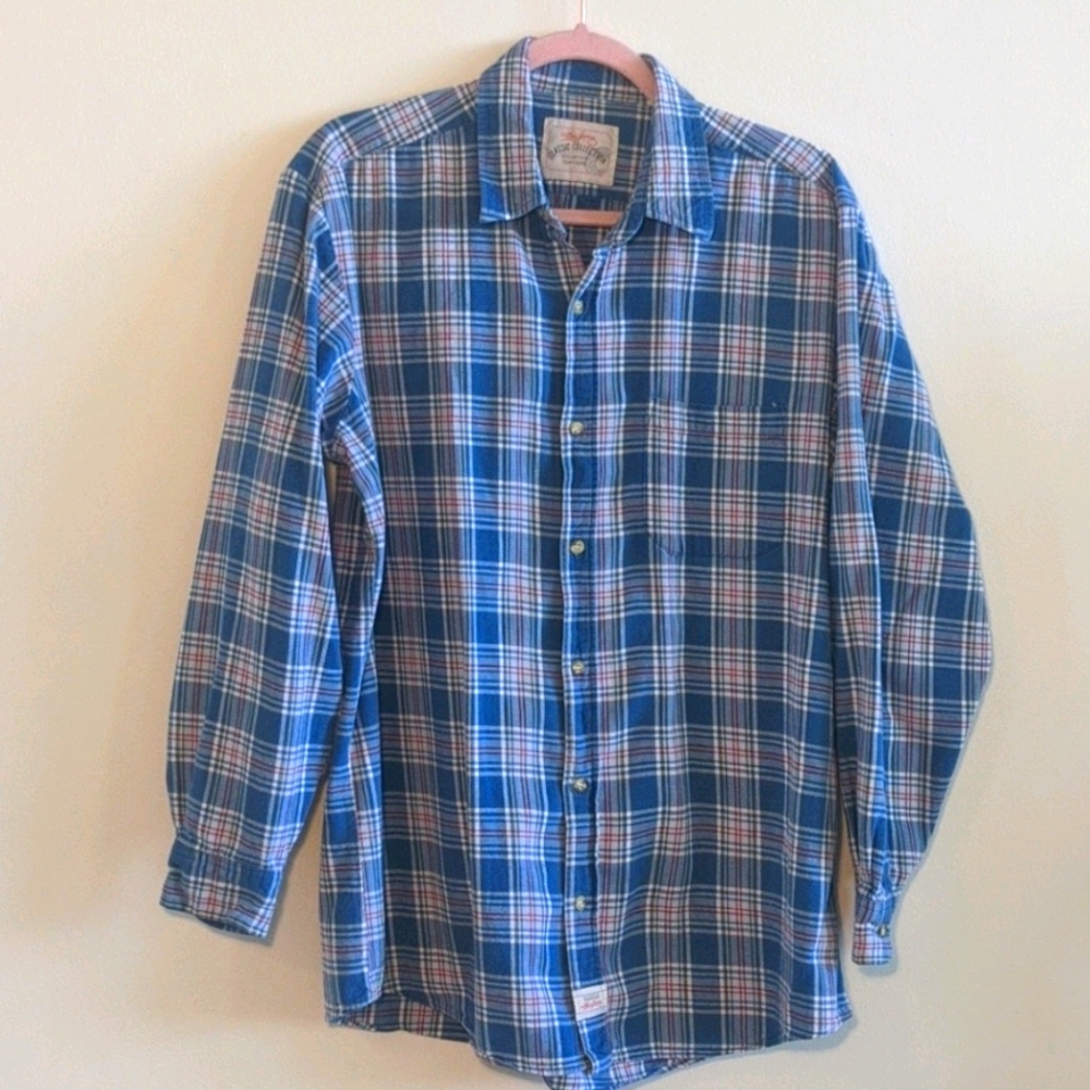 Levi's Blue Pink Flannel
